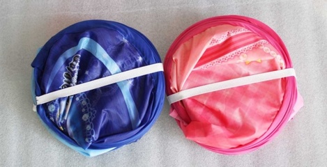 洗衣籃義烏廠家直銷 花布洗衣籃廣告籃 網布臟衣籃 日本卡通籃