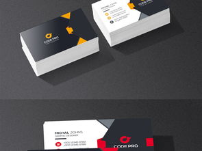 四色時尚公司商務(wù)名片設(shè)計模板 高清PSD素材下載與計算機(jī)圖文設(shè)計應(yīng)用